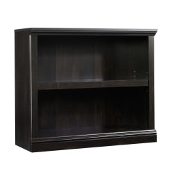 Sauder Select 30inH 2-Shelf Bookcase, Estate Black