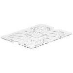 Cambro Camwear GN 1/2 Drain Shelves, 5/8inH x 10-3/8inW x 8inD, Clear, Pack Of 6 Shelves