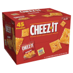 Cheez-It Baked Snack Crackers, Original Flavor, 1.5 Oz Bags, Box Of 45