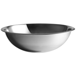 Hoffman Heavy-Duty Stainless Steel Mixing Bowls, 13 Qt, Case Of 24 Bowls