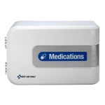 First Aid Only Smart Compliance Complete Medication Station, 9-3/4inH x 15-1/2inW x 5-1/4inD, White