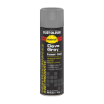 Rust-Oleum Hard Hat High Performance V2100 System Rust Preventive Enamel Spray Paint, 15 Oz, Gloss Dove Gray, Case Of 6 Cans