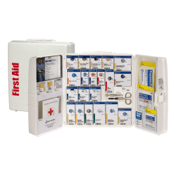 First Aid Only 50-Person Smart Compliance First Aid Cabinet Without Medications, White