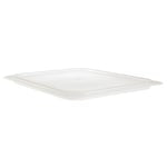 Cambro Translucent GN 1/2 Seal Covers For Food Pans, 3/4inH x 12-11/16inW x 10-5/16inD, Pack Of 6 Covers