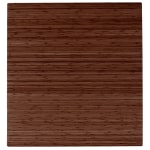 Anji Mountain Roll-Up Chair Mat, Rectangular, 52in x 48in, Walnut