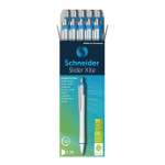 Schneider Slider Xite XB Retractable Ballpoint Pens, Extra-Bold Point, 1.4 mm, White Barrel, Black Ink, Pack Of 10 Pens