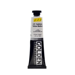 Golden OPEN Acrylic Paint, 2 Oz Tube, Cadmium Red Medium (CP)