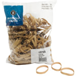 Business Source Quality Rubber Bands - Size: #62 - 2.5in Length x 0.3in Width - Sustainable - 450 / Pack - Rubber - Crepe