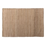 Baxton Studio Osage Handwoven Hemp Blend Area Rug, 5-1/4ft x 7-1/2ft, Ivory/Natural