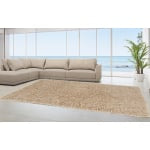 Linon Flokati Area Rug, 9ft x 12ft, Morrigan 2000G Tan