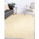 Linon Flokati Area Rug, 5ft x 7ft, Morrigan 2000G Natural