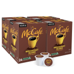 McCafe Breakfast Blend Coffee, K-Cups, Box Of 24 Pods, Case Of 4 Boxes