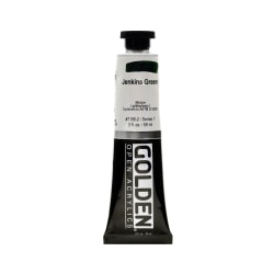 Golden OPEN Acrylic Paint, 2 Oz Tube, Green Gold