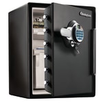 SentrySafe Fingerprint Safe, 125 Lb, 2 Cu. Ft., Black