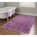 Linon Flokati Area Rug, 43in x 67in, Morrigan 1400G Lilac