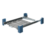 RackSolutions - Rack shelf - black - 19in