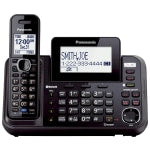 Panasonic KX-TG9541B DECT 6.0 Digital 2-Line Expandable Cordless Phone With Digital Answering System