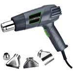 Genesis Dual-Temperature Heat Gun With Accessories, Gray