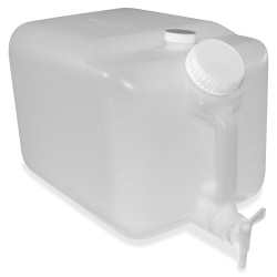 E-Z Fill E-Z Fill Container - External Dimensions: 16in Length x 10in Width x 9.5in Height - 5 gal - Plastic - Translucent - For Chemical - 1 Each