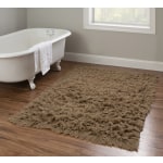 Linon Flokati Area Rug, 43in x 67in, Morrigan 1400G Mushroom