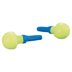 E-A-R Push-Ins Foam Earplug, Polyurethan, Blue/Yellow, Uncorded