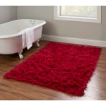 Linon Flokati Area Rug, 43in x 67in, Morrigan 1400G Red