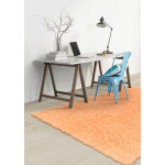 Linon Flokati Area Rug, 43in x 67in, Morrigan 1400G  Sherbet