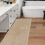 Linon Flokati Area Rug, 29in x 103in, Morrigan 1400G Tan