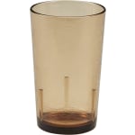 Cambro Del Mar Styrene Tumblers, 12 Oz, Light Amber, Pack Of 36 Tumblers