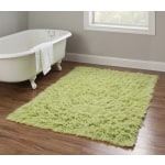 Linon Flokati Area Rug, 43in x 67in, Morrigan 1400G Lime Green