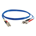 C2G 1m LC-ST 62.5/125 OM1 Duplex Multimode PVC Fiber Optic Cable - Blue - Patch cable - LC multi-mode (M) to ST multi-mode (M) - 1 m - fiber optic - duplex - 62.5 / 125 micron - OM1 - blue