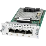 Cisco 4 Port Multi-Flex Trunk Voice/Clear-Channel Data T1/E1 Module - For Voice, Wide Area Network - 4 x T1/E1 Network2.048