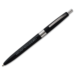 SKILCRAFT AbilityOne Retractable Ballpoint Pens, Medium Point, 30% Recycled, Black Ink, Box Of 12 Pens