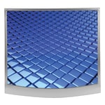 Allsop Redmond Mouse Pad, 10.75in x 10in, Grid, Blue/Silver