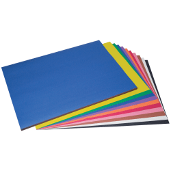 Office Depot Brand Construction Paper, 9in x 12in, 100% Recycled, Turquoise, Pack Of 50 Sheets