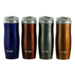 Mr. Coffee Kendrick 4-Piece Thermal Travel Tumbler Set, 10 Oz, Assorted Colors