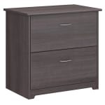 Bush Business Furniture Cabot 31-3/8inW x 19-2/3inD Lateral 2-Drawer File Cabinet, Heather Gray, Standard Delivery