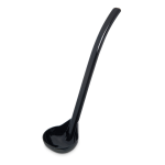 Carlisle Carly Polycarbonate Ladles, 9 1/2in, Black, Pack Of 12 Ladles