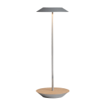 Koncept Royyo LED Desk Lamp, 17-7/16inH, Silver/White Base Plate