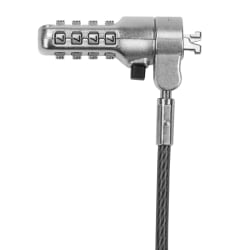 Targus DEFCON Compact Serialized Combo Cable Lock, 6.5ft