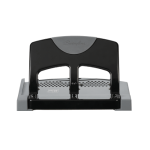 Swingline SmartTouch Low-Force 3-Hole Punch, Black/Gray