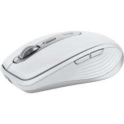 Logitech MX Anywhere 3S Compact Wireless Mouse, 61% Recycled, Pale Gray, 910-006926