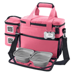 Mobile Dog Gear Week Away Bag For Small Dogs, Pink