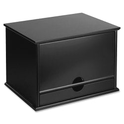 Victor Desktop Organizer, 9 3/4in x 14in x 10 3/4in, Midnight Black