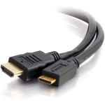 C2G 2m (6ft) 4K HDMI to Mini HDMI Cable with Ethernet - High Speed UltraHD - 6.56 ft HDMI A/V Cable for Audio/Video Device, Home Theater System, Smartphone, Tablet - First End: 1 x HDMI Male Digital Audio/Video