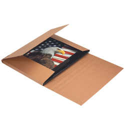 Partners Brand Jumbo Easy Fold Mailers, 32in x 22in x 6in, Kraft, Pack Of 20