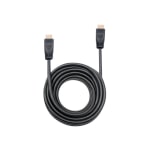 Manhattan In-Wall CL3 High-Speed HDMI Cable With Ethernet, 26ft, Black