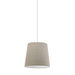 Adesso Simplee Large Drum Pendant Lamp, 13inW, Natural Shade