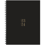 2023-2024 Willow Creek Press Softcover Weekly/Monthly Academic Planner, 9in x 6-1/2in, Black, July 2023 To June 2024