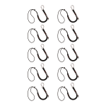 Ergodyne Squids 3105 Economy Single-Carabiner Tool Lanyard, 32in, Black, Pack Of 10 Lanyards